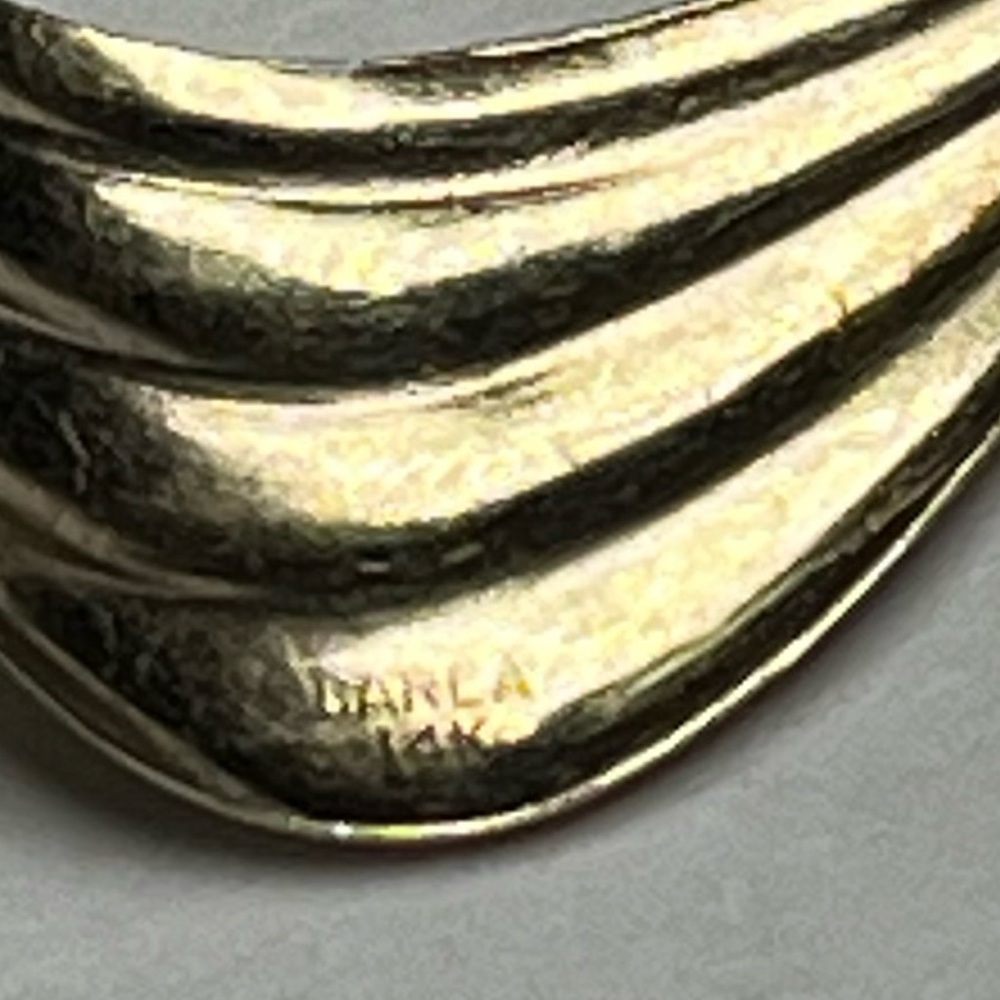 Carla 14k Solid *Single* Earring Jacket - image 3